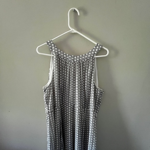 EUC TOMMY HILFIGER Lined Polka Dress - Belt Missing ! - Picture 3 of 10